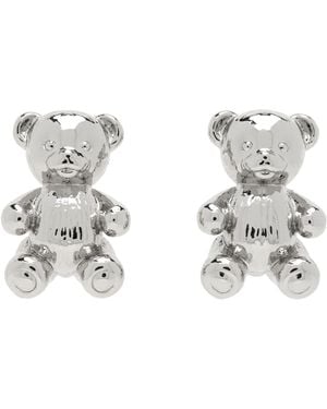 Marc Jacobs 'The Teddy Bear' Stud Earrings - Black