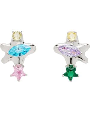 Collina Strada Constellation Stud Earrings - Black