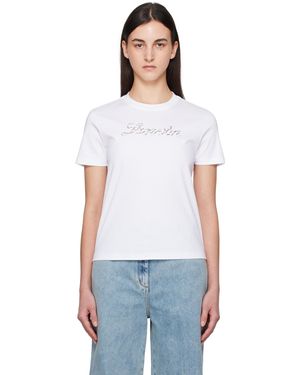 Lanvin Bead Embroidered T-Shirt - White