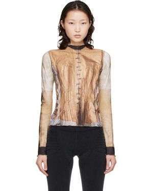 KNWLS Haut Halcyon Brun - Noir