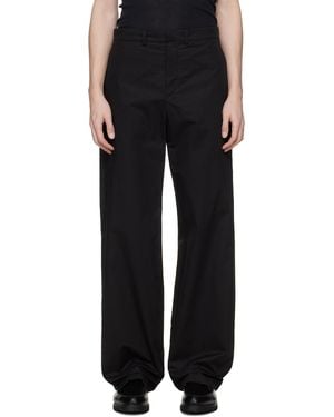 Rier Cotton Trousers - Black
