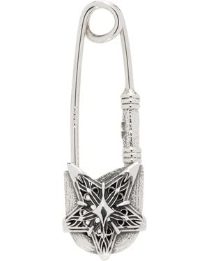Emanuele Bicocchi Stella Pin Single Earring - White