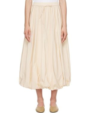 Weekend by Maxmara Off- Ciurma Midi Skirt - Natural