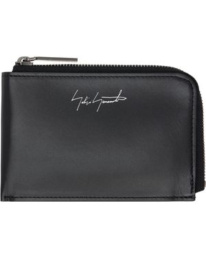 Yohji Yamamoto Plain Wallet - Black