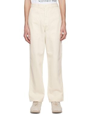 Palmes Off- Broom Trousers - Natural