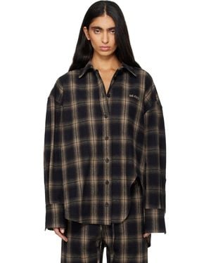 The Attico Diana Shirt - Black