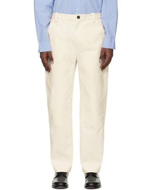 Studio Nicholson Aaron Levine Edition Denver Pants - White
