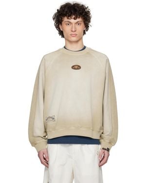 Aape By A Bathing Ape Pull Molletonné À Col Ras Du Cou Et À Écussons À Logo - Neutre