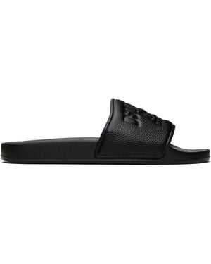 DSquared² Embossed-Logo Slides - Black