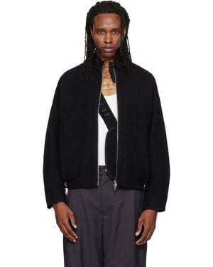 NULLUS Messenger Bag Pocket Jacket - Black