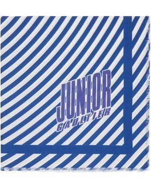 Jean Paul Gaultier 'The Target' Cover-Up Scarf - Blue
