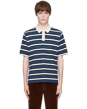Marni Stripe Polo - Blue