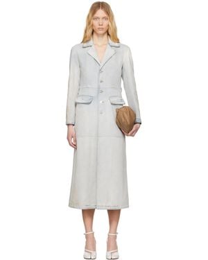 MM6 by Maison Margiela ブルー Dual Wear デニムジャケット - ブラック