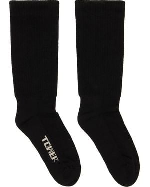 Rick Owens 'Tower' Socks - Black