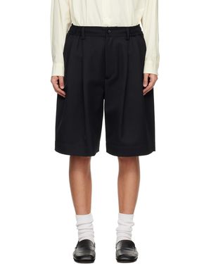 Ssstein Short Ample Noir En Cariset De Laine