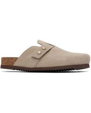 Barbour Taupe Bowman Slip-On Loafers - Black