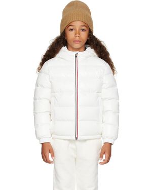 Moncler ジュニア｜ホワイト New Aubert ダウンジャケット