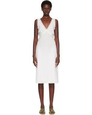 Cou Cou 'The Iris Slip' Midi Dress - White