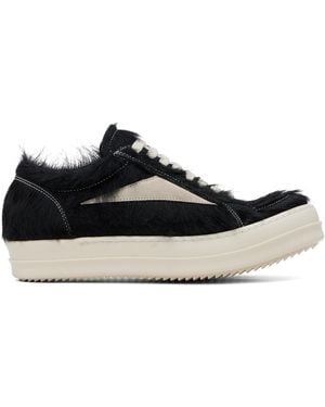Rick Owens Baskets Rétro Noires