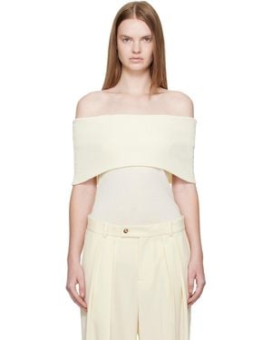La Collection Off- Scarlet Top - Natural