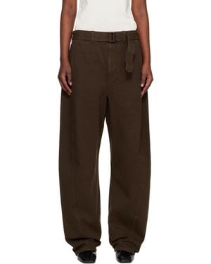 Lemaire Twisted Belted Jeans - Black