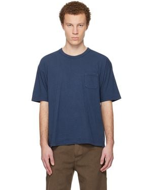 Visvim Jumbo S/S Dmgd T-Shirt - Blue