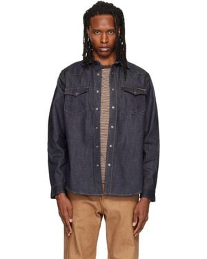 Nudie Jeans George Ace Selvage Denim Shirt - Blue