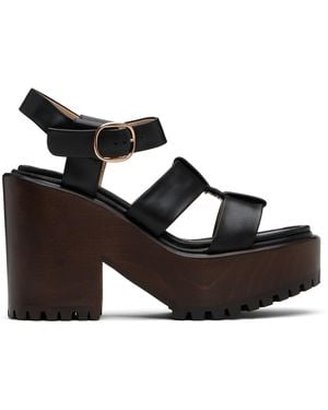 Gabriela Hearst Hera Platform Sandals - Black