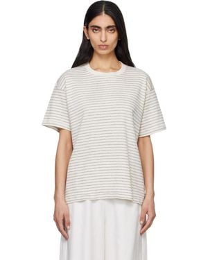 Anine Bing Off- Cade T-Shirt - White