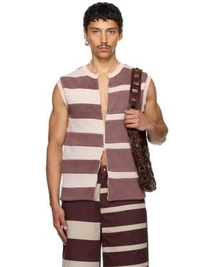 Stanley Raffington Ssense Exclusive & Contrast Stripe Vest - Multicolour