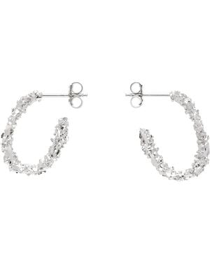 Veneda Carter Vc003 Small Open Hoop Earrings - Black