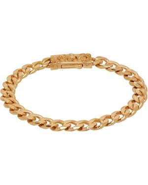 Emanuele Bicocchi Skull Box Clasp Chain Bracelet - Metallic