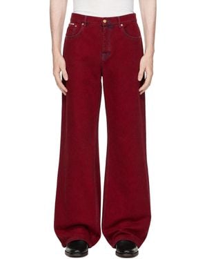Eytys Flared Wide-Leg Jeans