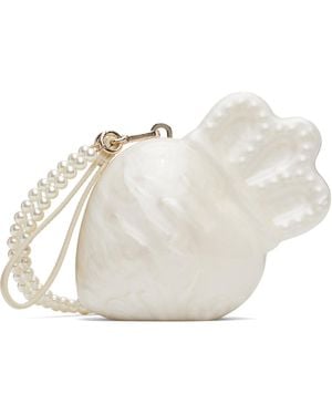 Simone Rocha Crossbody Claddagh Bag - White