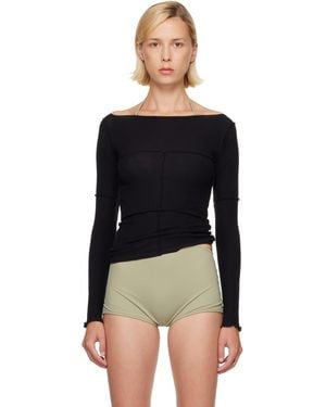 Baserange Ssense Exclusive Cinder Long Sleeve Top - Black