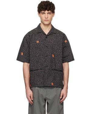 Undercover Leopard Shirt - Black