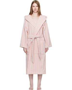 Tekla Terry Hooded Bathrobe - Multicolour
