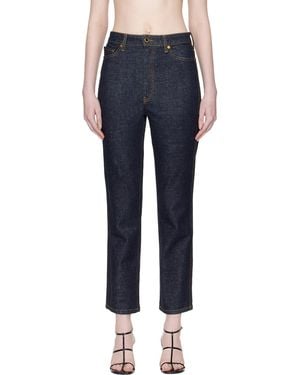KHAITE Abigail Stretch Jeans - Blue