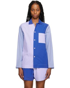 Tekla Ssense Exclusive Pyjama Shirt - Blue