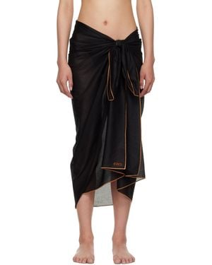 Eres Cabine Lurex Cover-Up - Black