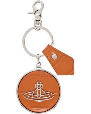 Vivienne Westwood Thin Line Orb Keychain - Orange