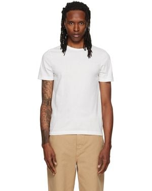 Merz B. Schwanen 1950S Loopwheeled Classic Fit Lightweight T-Shirt - White
