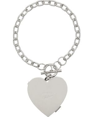 VAQUERA D'Heygere Edition Xl Heart Locket Necklace - White