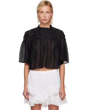 Isabel Marant Carmen Blouse - Black