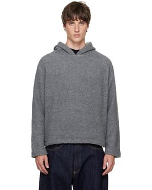 sunflower Wool Hoodie - Grey