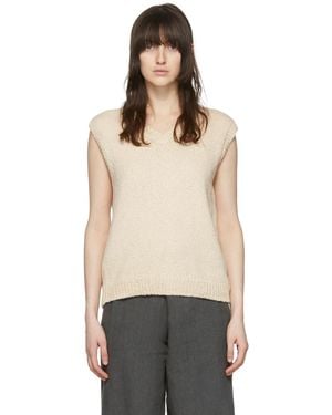ARCH THE Off- Cotton Jumper Vest - Black