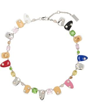 Marc Jacobs 'The Marc' Nails Necklace - Metallic