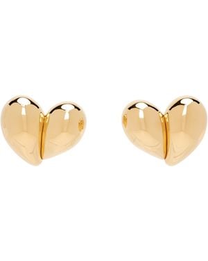 Bottega Veneta Drop Clip-On Earrings - Black