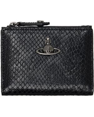 Vivienne Westwood Slim Flap Card Holder - Black