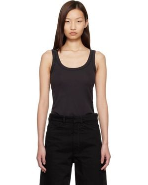 Lemaire Rib Tank Top - Black